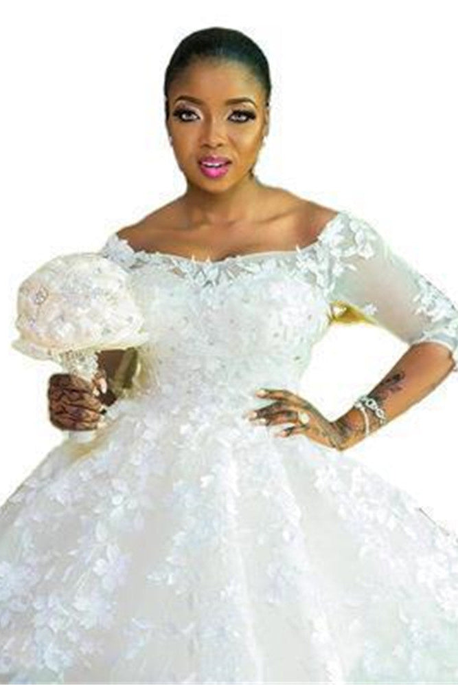 Pregnant Women Princess Wedding Dress Wedding Plus Size Tail Wedding Dress