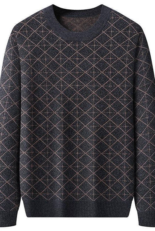 Round Neck Sweater XL Mens Loose