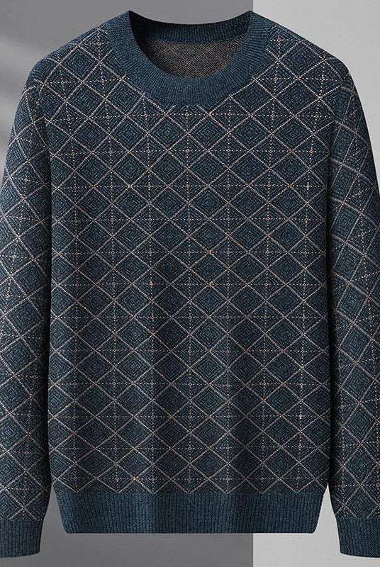 Round Neck Sweater XL Mens Loose