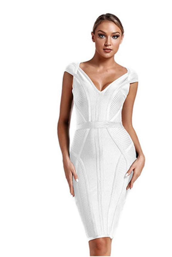 Sexy Green Bodycon Evening Dresses for Women: Bandage Style