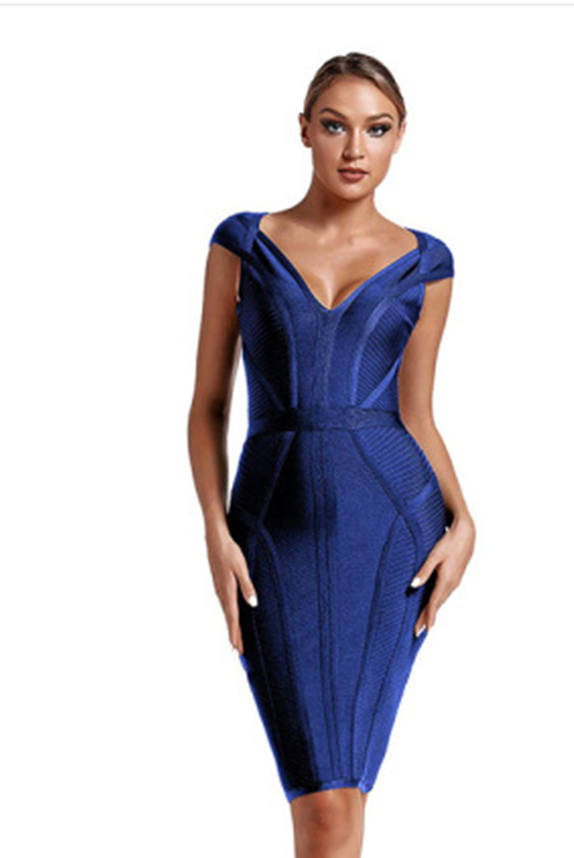 Sexy Green Bodycon Evening Dresses for Women: Bandage Style