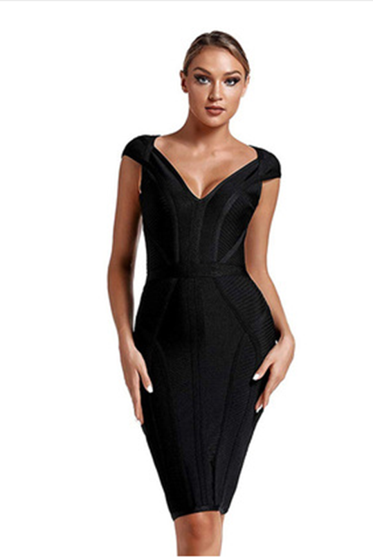 Sexy Green Bodycon Evening Dresses for Women: Bandage Style