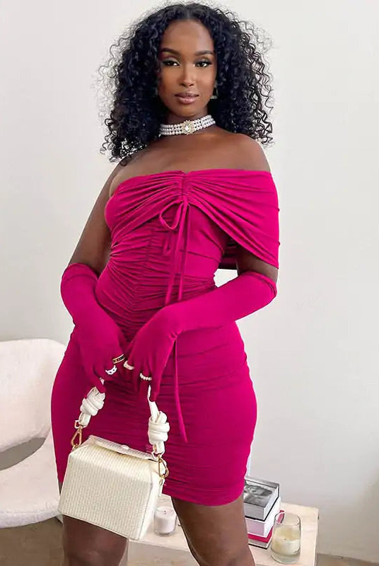 Sexy Off-Shoulder Bodycon Dress