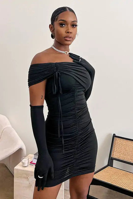 Sexy Off-Shoulder Bodycon Dress