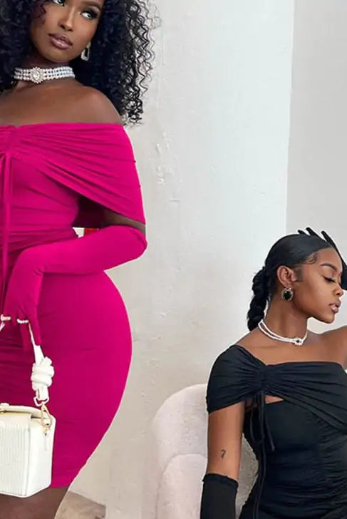 Sexy Off-Shoulder Bodycon Dress