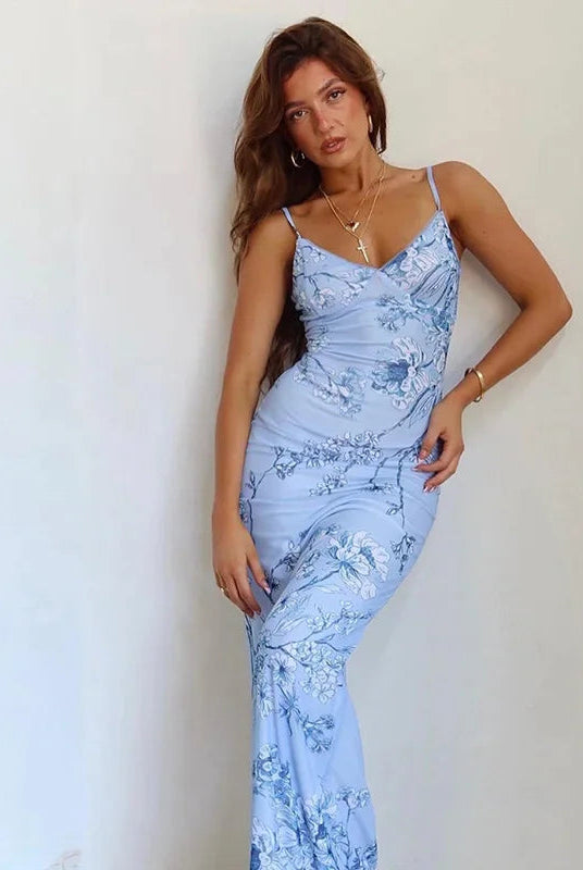 Sleeveless Long Bodycon Dress