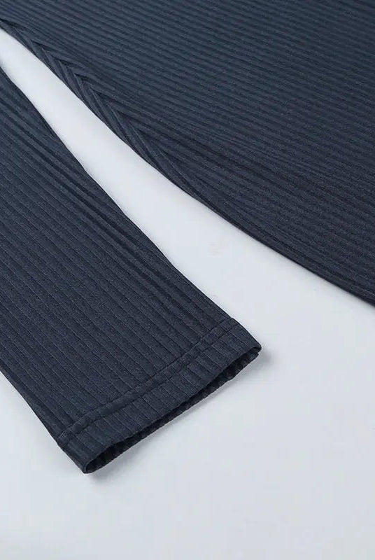 Split Contrast Bodycon Dress