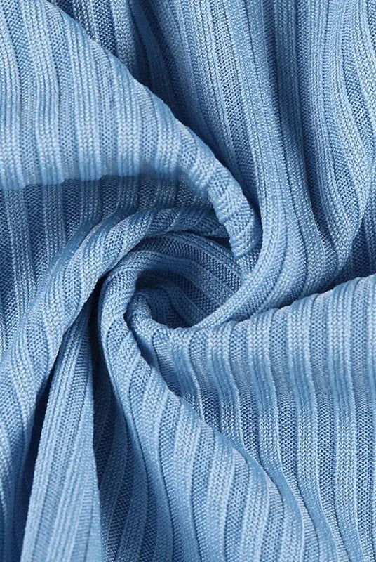 Split Contrast Bodycon Dress