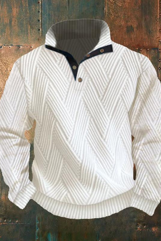 Spring And Autumn Zipper Digital Printing Men's Sweater