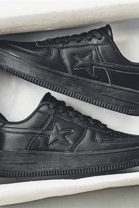 Thick Soled White Casual Sneakers For Men