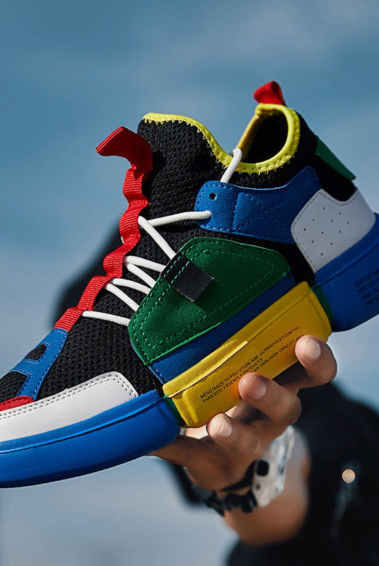 Trendy Breathable Running Sneakers Cross-Border Fashion Casual Shoes For Men