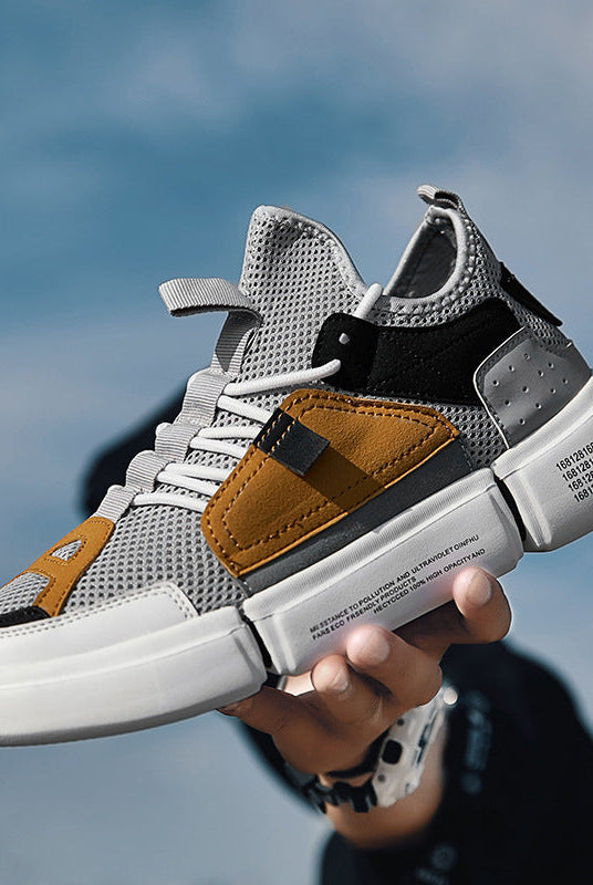 Trendy Breathable Running Sneakers Cross-Border Fashion Casual Shoes For Men