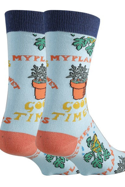 Wet My Plants - Mens Crew Socks