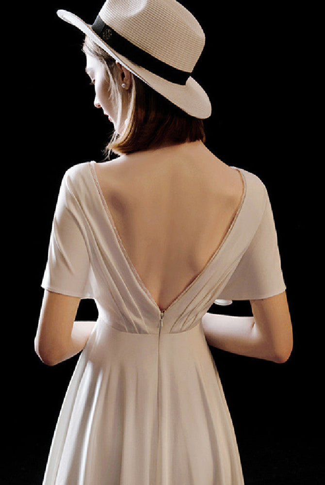 White Satin Premium Bridal Dress