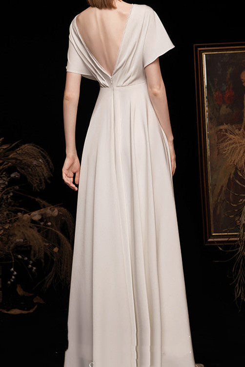 White Satin Premium Bridal Dress