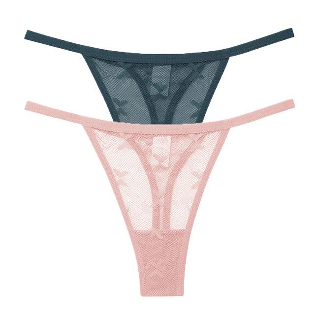 Mesh G-String Women's Panties Transparent Underwear - Bloomjay
