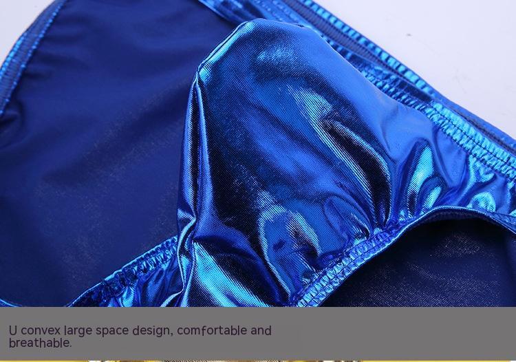 Men's Faux Leather Underwear Sexy Low Waist - Bloomjay