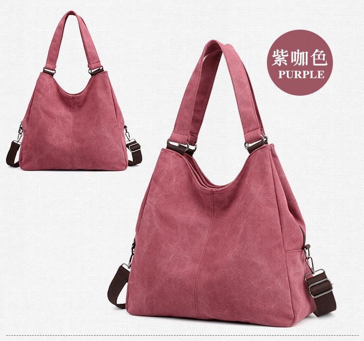 Canvas Shoulder Bag Tote Ladies Hand Bags Luxury brand Handbags for Women Crossbody - Bloomjay