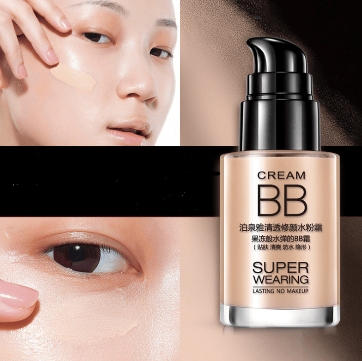 Clear and sleek hydrating cream nude makeup BB cream makeup concealer moisturizing BB cream - Bloomjay