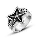 Adorn yourself with our stainless steel star ring, a versatile and stylish jewelry piece designed for both men and women. - Bloomjay