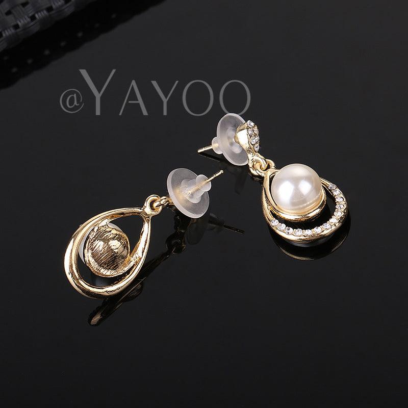 Enhance your sophistication with our pearl jewelry set, a perfect ensemble tailored for women. - Bloomjay