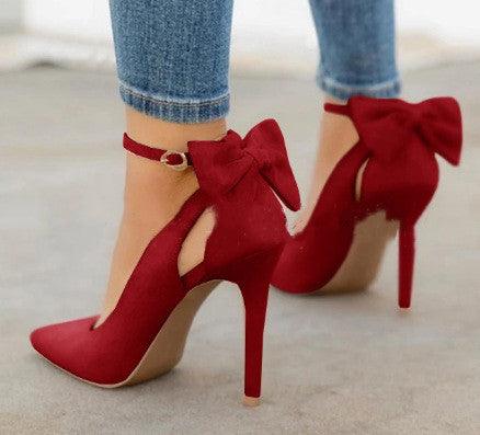 Women's bow stiletto heels - Bloomjay