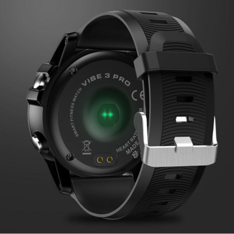 Compatible with Apple, VIBE3 PRO Android Ios Heart Rate Monitoring Full Circle Smart Watch - Bloomjay