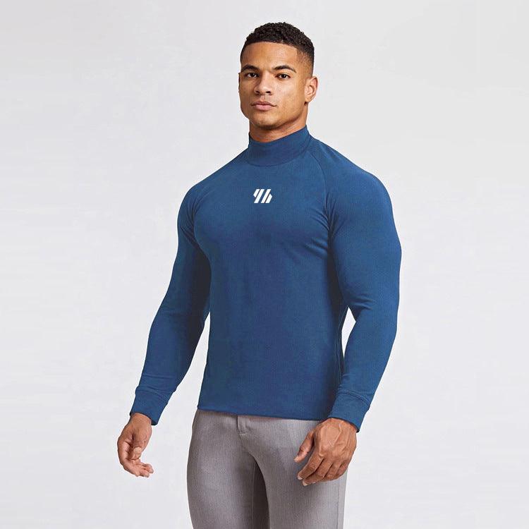 Fitness Long Sleeved Quick Drying Clothes Men's Sports T Shirts Running Training Clothes - Bloomjay