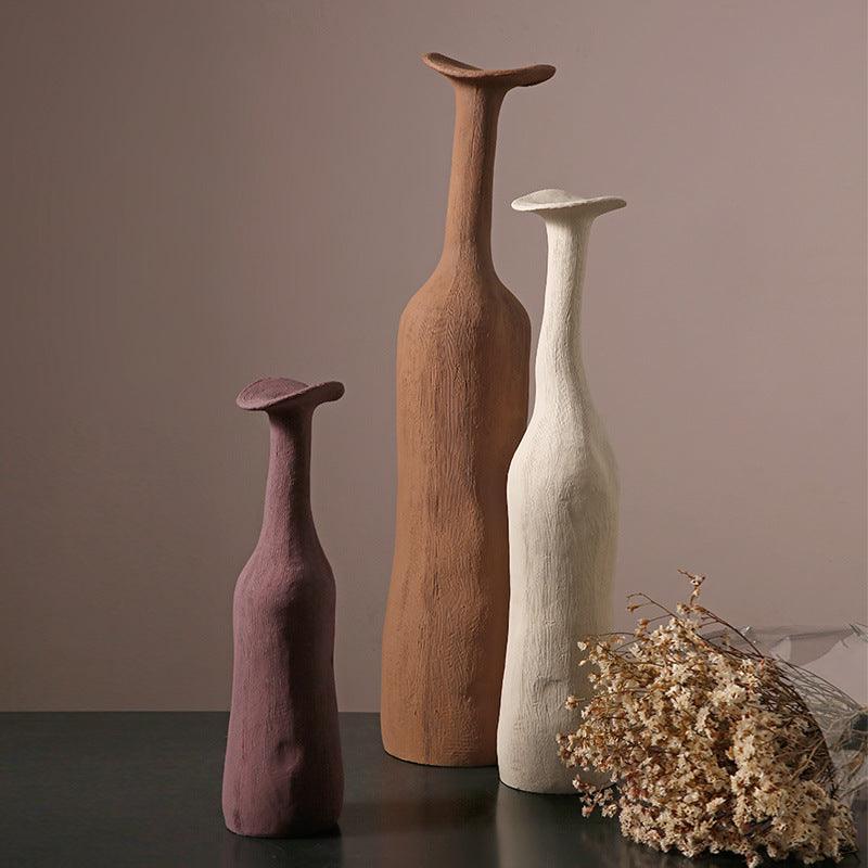 Creative Morandi Color Ceramic Vase Decoration Home Decoration - Bloomjay