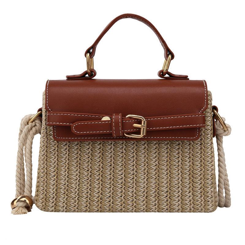 Fashion Box Rattan Women Handbags Wicker - Bloomjay