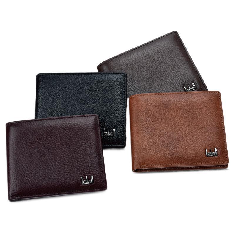 Wallet Men''s Short Business Classic Multi Card Wallet Leather Cross Border Men''s Wallet - Bloomjay
