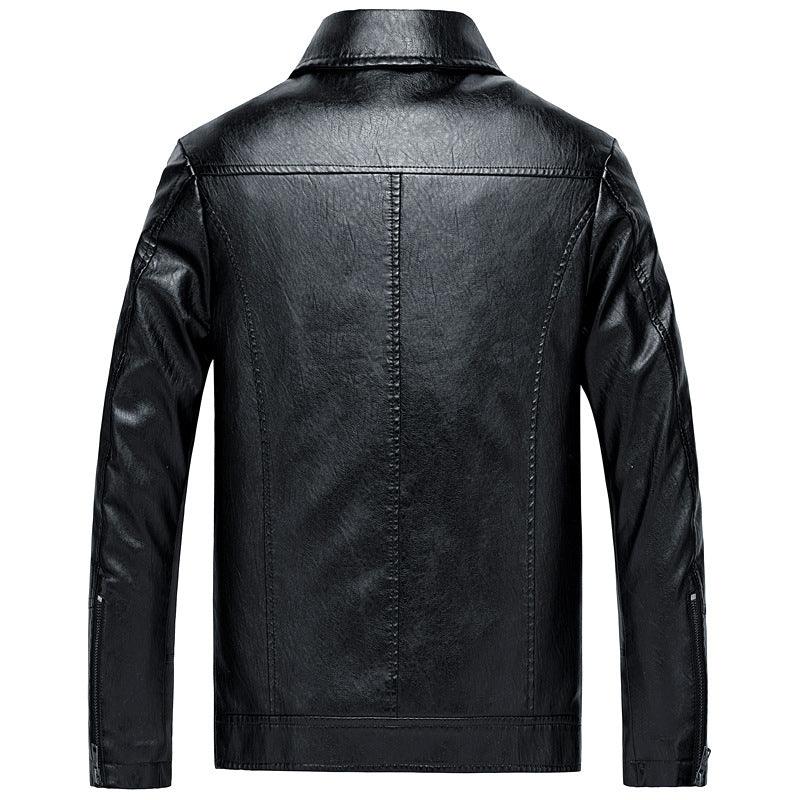 Men's Leather Jackets Leather Suits Thin Washable Leather Jackets - Bloomjay