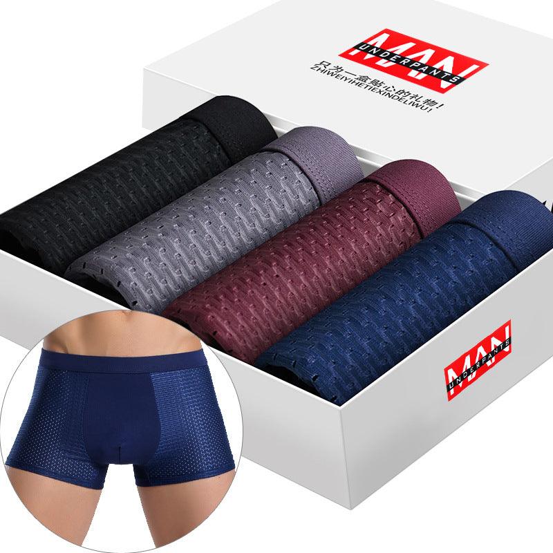 4pcs Lot SKY HERO Mens Panties Boxers Underwear Underpants Male Shorts - Bloomjay