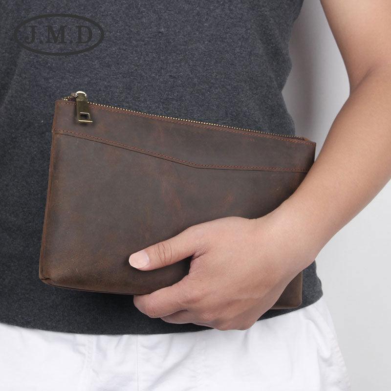 Youth Trendy Handbags Men's Wallets RFID Antimagnetic Long Zipper Bag - Bloomjay