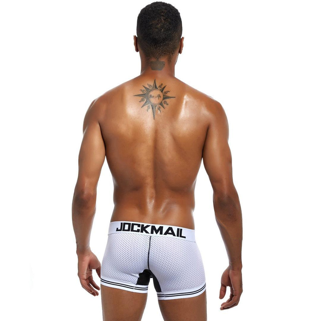 Underwear Boxer Men Breathable Mesh Mens Boxers - Bloomjay