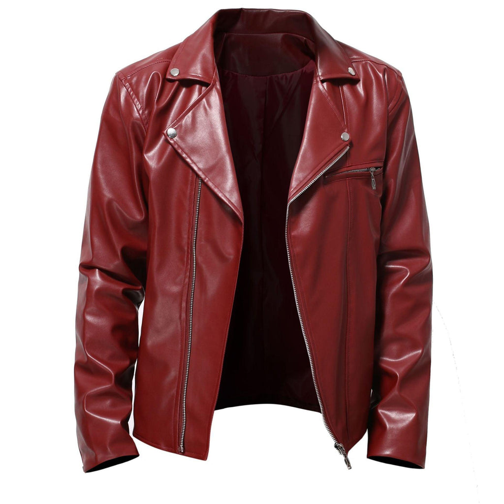 Men's Leather Clothing Trend Spring And Autumn New Leather Jackets - Bloomjay