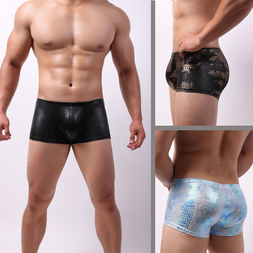 Men Sexy Underwear Underpants Brief Boxer Shorts Low Waisted - Bloomjay