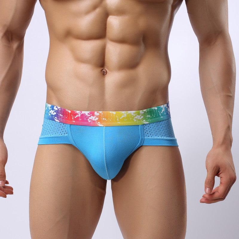 Men's Underwear Wholesale Low Waist Briefs Modal Mesh Breathable Men's - Bloomjay