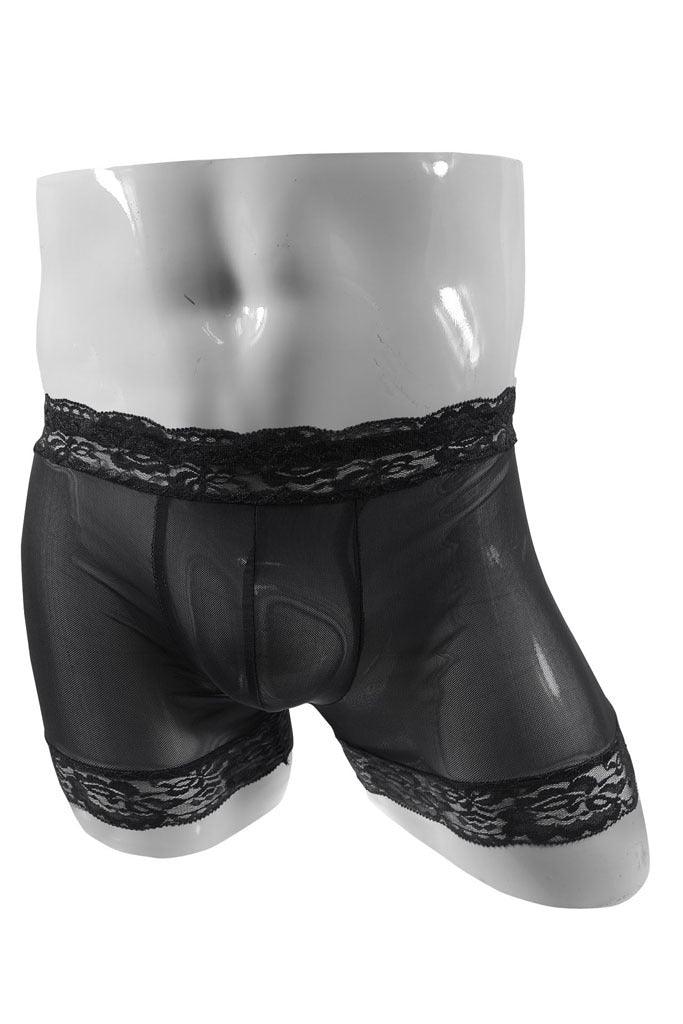 Men's Lace Flat-leg Underwear - Bloomjay
