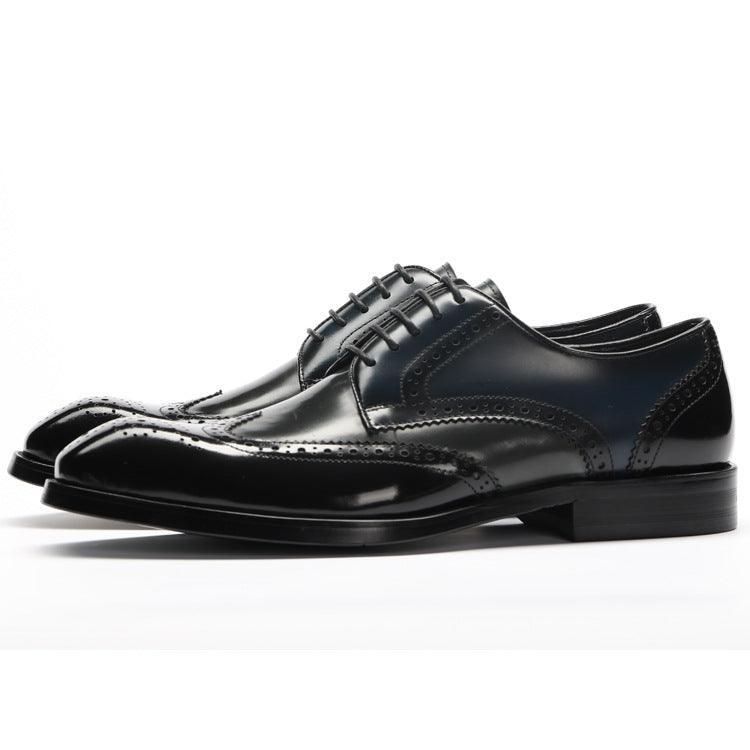 Men's Pointed Toe Leather Business Men's Formal Shoes - Bloomjay