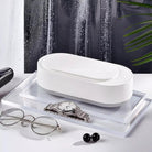 Effortlessly clean jewelry, glasses, and watches with our Portable Ultrasonic Cleaner featuring high-frequency vibration at 45,000Hz for effective results. - Bloomjay