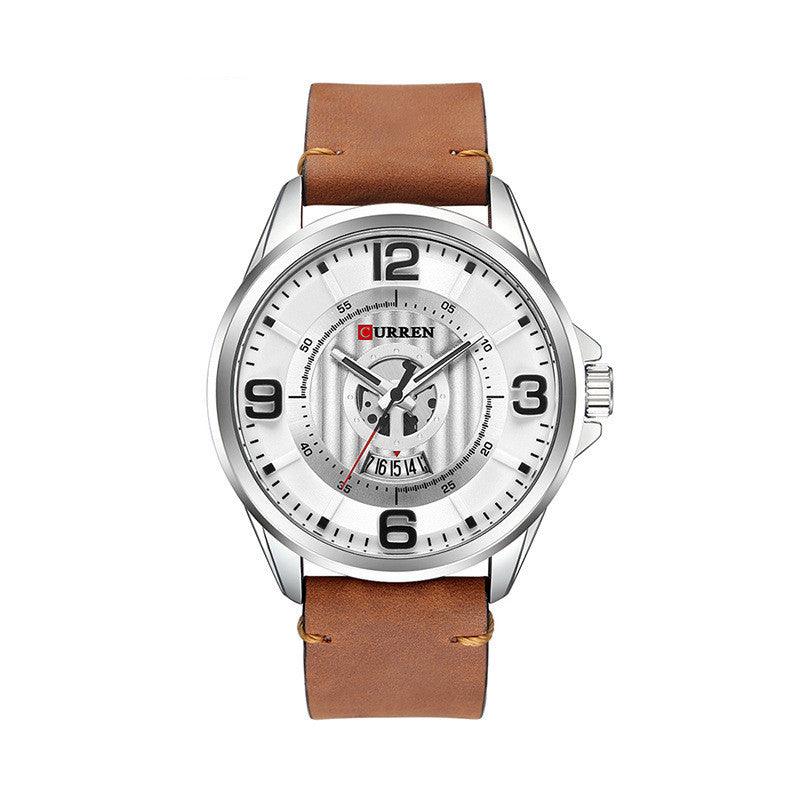 Mens Sports Casual Belt Pointer Stainless Steel Watch - Bloomjay