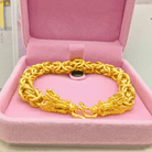 Gold bracelet for men gold plated 24K simulation jewelry bracelet - Bloomjay