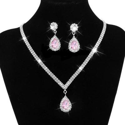 Enhance your bridal elegance with our exquisite Bridal Jewelry Set, curated to complement your special day. - Bloomjay