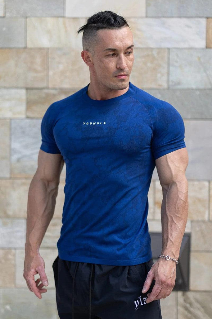 "Camo Sports Tee - Men's Workout Apparel." - Bloomjay