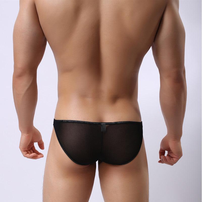 Men's Underwear Transparent Mesh Sexy Comfortable Briefs - Bloomjay