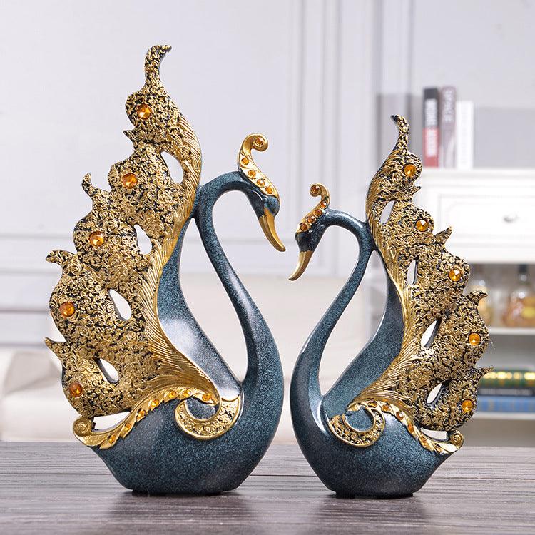 Couple Swan Home Decoration - Bloomjay