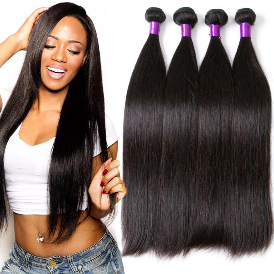 Human hair straight hair Brazilin human straight hair Brazil hot sale natural color - Bloomjay