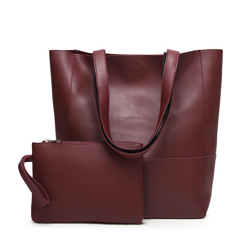 Foreign Trade New Winter Fashion Bags Handbag Shoulder Hand Color Large Picture Package - Bloomjay