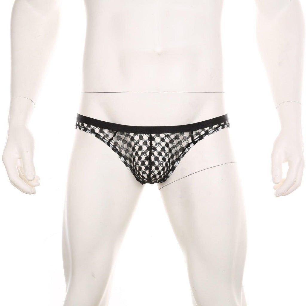 Underwear Men's Large Mesh Breathable Briefs Low Waist - Bloomjay